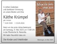 eine Anzeige